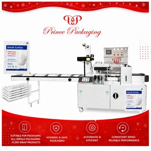 Machines d'emballage multifonctions, machine d'emballage de sachets en coton pour usage médical avec commande PLC et entraînement électrique - Product Image 3