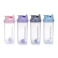 Tasse Shaker personnalisée Logo personnalisé, bouteille Shaker en plastique de Sport de protéine