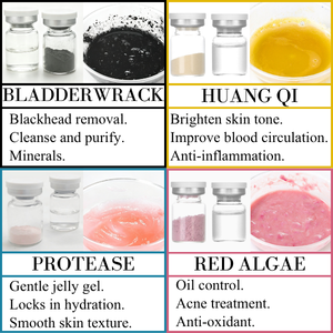 Kit de Microneedling Bio con Espículas de Esponja al 50% OEM, Niacinamida, Espículas de Spongilla, Polvo Exfoliante de Algas Rojas y Azules, Ampolla Exfoliante de Algas - Product Image 3