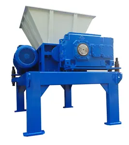 robust industrial waste shredder for various solid waste size reduction shredding