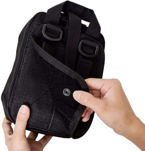Trousse de premiers soins professionnelle 47-en-1 pour équipement de survie d'urgence <span class=keywords><strong>avec</strong></span> lampe de poche SOS et pochette Molle noire pour le <span class=keywords><strong>voyage</strong></span> - Product Image 4
