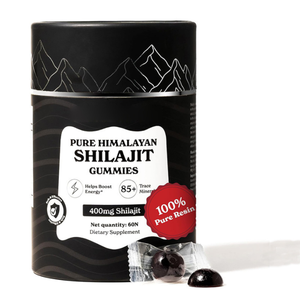 Complément alimentaire puissant de haute qualité <span class=keywords><strong>Shilajit</strong></span> Original pour hommes en gummies très naturels - Product Image 1