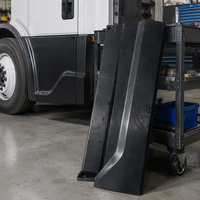 Pièces de carrosserie : Ensemble de panneaux de bas de caisse de porte arrière gauche pour BYD Shark 6 Double Cab Pickup Truck, Accessoires extérieurs