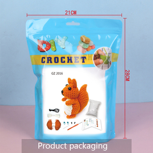 Disesuaikan buatan tangan DIY tupai Crochet boneka sebagai Manual hadiah Tersedia dengan harga grosir - Product Image 6