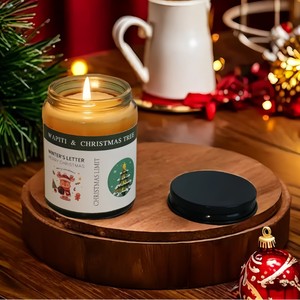 Christmas Fragrance <b>Gift</b> <b>Box</b> Scented Candle Set Romantic Long Lasting Aroma Decor Holiday Guest Favors - Product Image 5