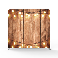 Vente directe usine : Support de toile tendue personnalisé, toile de fond portable pour photomaton, idéal pour la publicité en salon professionnel
