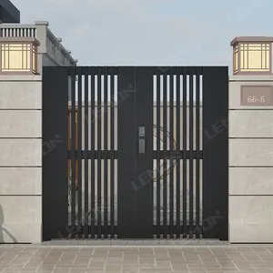 Conceptions de porte simples pour les maisons Mur de limite Conception de porte principale luxueuse Conception de porte en métal avant de maison