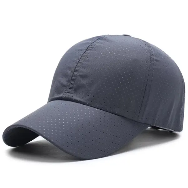 Sneldrogend Mesh Ademend Gebogen Rand Afgesloten Baseball Golf Hoed Custom Logo 3D Geborduurde Gemonteerd Baseball Caps Golf Hoed