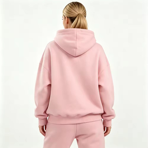 Custom Logo Anti-Pilling Active <b>Workout</b> Fleece Pullover Sweatshirts Cotton Heavyweight Oversized Cotton <b>Hoodie</b> for Women - Product Image 2
