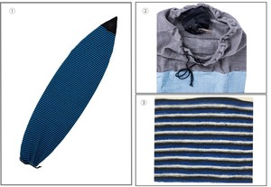 Haute qualité, taille personnalisée Oem, tissu éponge en Polyester extensible Durable, <span class=keywords><strong>housse</strong></span> <span class=keywords><strong>de</strong></span> chaussette pour planche <span class=keywords><strong>de</strong></span> surf - Product Image 6