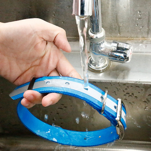 Collares para Perro de <span class=keywords><strong>TPU</strong></span> Reflectantes Clásicos Tácticos Modernos Sencillos de Venta Caliente con Revestimiento de Poliuretano Impermeable y Remaches Sólidos Estilo Western - Product Image 5