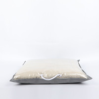 Sac à fermeture éclair transparent non tissé pour oreiller, textile de maison, couvre-lit d'été, housse de couette, drap de lit, emballage imprimé offset