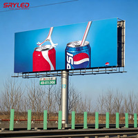 Écran LED publicitaire routier étanche IP65 960x960 P10, panneaux LED pour publicité extérieure, affichage LED