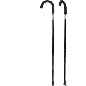 Hepa Walking Stick Aluminum Alloy Telescopic Adjustable <b>Grip</b> Lightweight For Elderly - Product Image 4