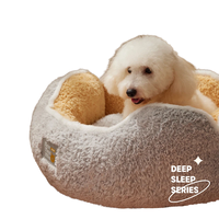 Maison et accessoires pour animaux de compagnie, lit pour chien et chat en plastique auto-chauffant pour l'hiver, nid douillet et confortable pour un sommeil profond