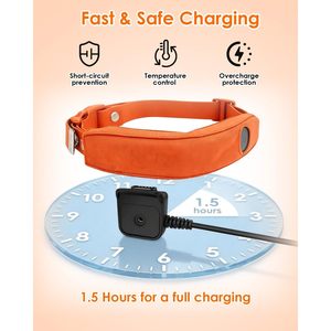 Favadonli <b>Charging</b> Adapter With <b>USB</b> <b>Cable</b> For Halo Collar 4 5 Dog Fence 5W Black - Product Image 4