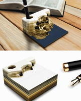 Bloc-notes créatif 2027 avec éclairage LED, style film Harry Potter, château de Poudlard, bloc de construction 3D, calendrier, bloc-notes mémo
