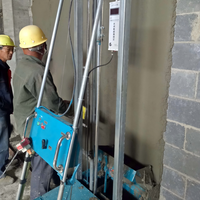 Machine automatique de rendu de plâtrage de mur intérieur pour le moteur de composant de noyau de construction pour des projets de salle de bâtiment