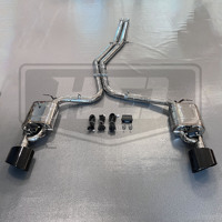 Sistema de Escape Catback de Alto Rendimiento Estilo RS para Audi A6/A7 C8 3.0T, Acero Inoxidable 304, Válvula Electrónica con Control Remoto