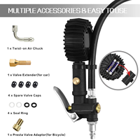 Pistolet numérique de gonflage de pneus, jauge à air portable