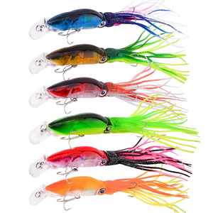 Esca Artificiale Galleggiante <span class=keywords><strong>per</strong></span> Acqua Salata 180mm 240mm, <span class=keywords><strong>Minnow</strong></span> Rigido con Gonna in ABS PVC <span class=keywords><strong>per</strong></span> <span class=keywords><strong>Spigola</strong></span> - Product Image 2