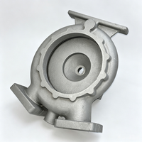 Composants moulés sur mesure en fonte pour corps de vanne de pompe, usinés CNC, pour équipements industriels de fluides