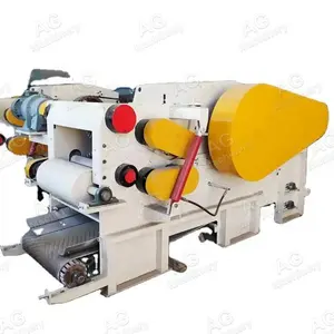 Wood Chips Crusher Machine Wood Logs / Branch Wood Chips Making Machine