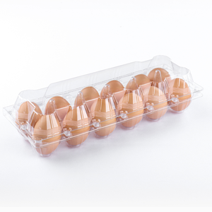 Custom Clear Printed Clamshell Egg Holder Blister Egg Puneet 12 15 Holes Plastic Egg Tray