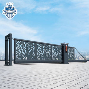 <span class=keywords><strong>Porte</strong></span> coulissante en aluminium de haute qualité, Simple, ironique, clôture de maison, mur de limite, <span class=keywords><strong>ferme</strong></span>, portes d'entrée, conception principale - Product Image 6