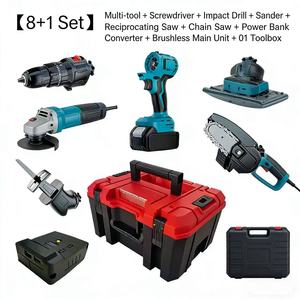 (8+1/11+2/16+2) Ensemble d'outils multifonctionnels universels à têtes interchangeables, batterie au lithium sans balais 21v - Product Image 1