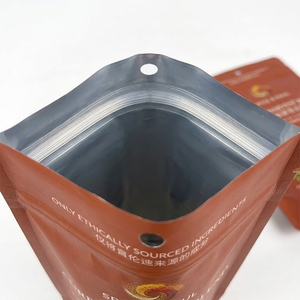 Sachet Mylar refermable personnalisé avec logo, réutilisable, <span class=keywords><strong>pour</strong></span> poudre de chili, poudre de curcuma, <span class=keywords><strong>épice</strong></span>s, assaisonnements, emballage alimentaire, pochette plastique verticale - Product Image 4