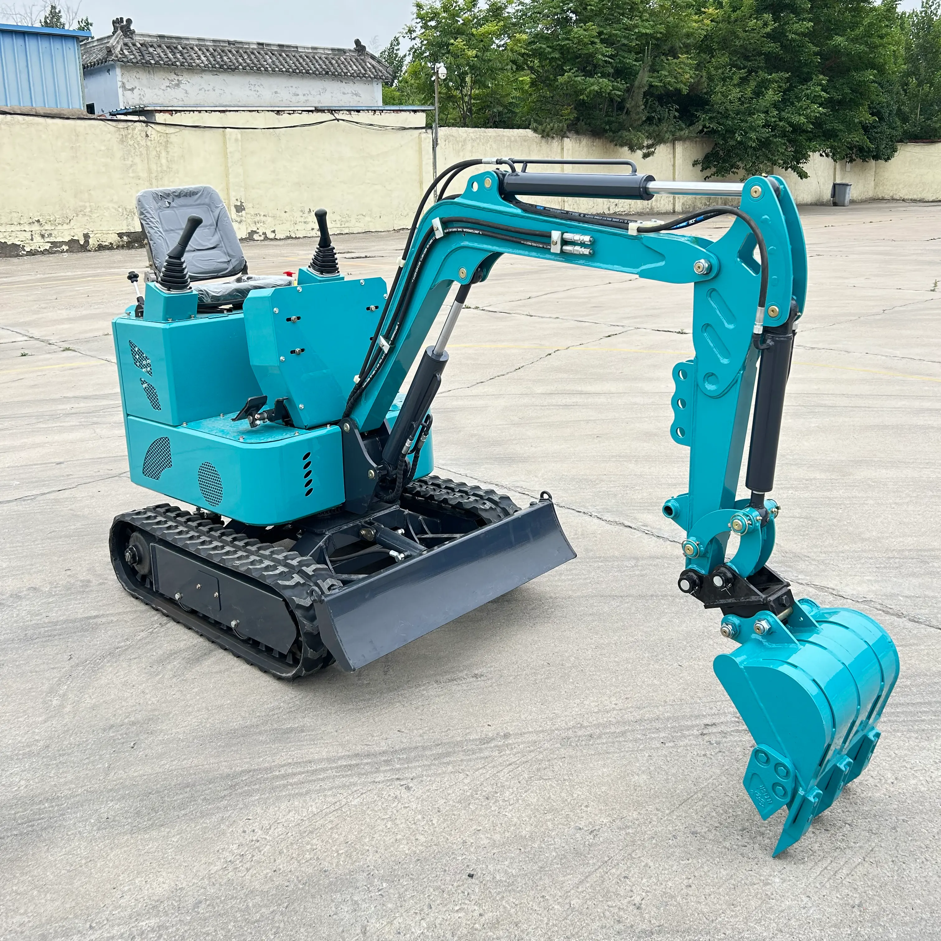 Mini Crawler Excavator Machine 1 Ton Mini Excavator with Hydraulic Cooling System