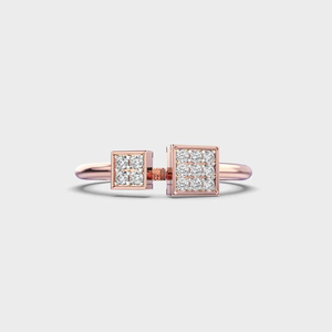 Ensemble de boucles d'oreilles modernes pour femmes avec diamants de culture et pierres étincelantes, plaqué rhodium, offrant un style tendance et une finition lisse, Inde - Product Image 1
