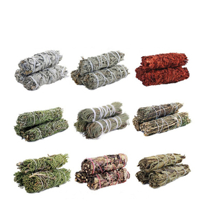Set de Incienso de Salvia Blanca <span class=keywords><strong>y</strong></span> Madera Sagrada con Cristales, Serie de Varillas de Aromaterapia, Artesanía Natural al por Mayor - Product Image 3