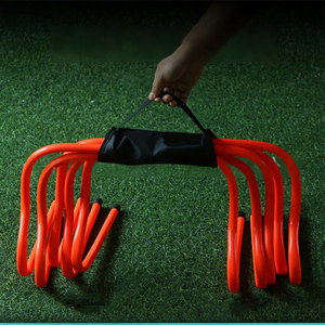 Barre d'agilité et de vitesse réglable en PVC pour enfants, équipement d'entraînement pour le football et le basketball - Product Image 2
