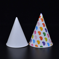 Gobelets en papier coniques imprimés pour fêtes, 3,7-6 oz, commande minimum 30k+, personnalisation, prix de gros abordable + stock disponible