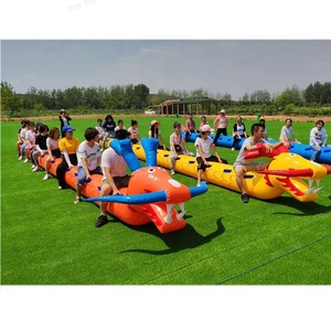 <span class=keywords><strong>Bateau</strong></span> gonflable en PVC pour 6 personnes, idéal pour le team building et les parcs d'attractions en plein air, taille personnalisable, marque IFUN ou OEM - Product Image 1
