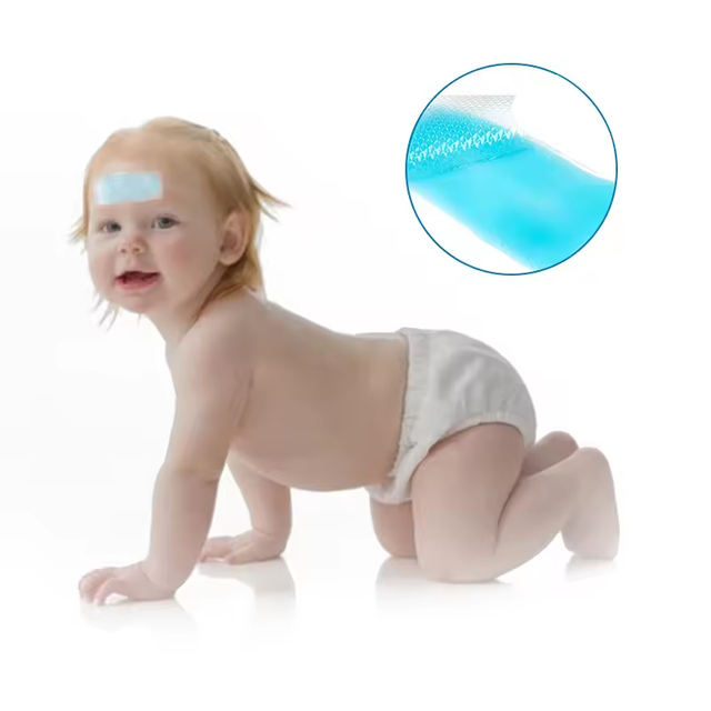 Wholesale Fever Cooling Patch Migraine Antipyretic Hydrogel Gel Patch for Kids and Adults