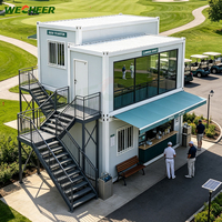 Maisons modulaires préfabriquées en conteneurs, 2 chambres, pour bâtiments modulaires en conteneurs