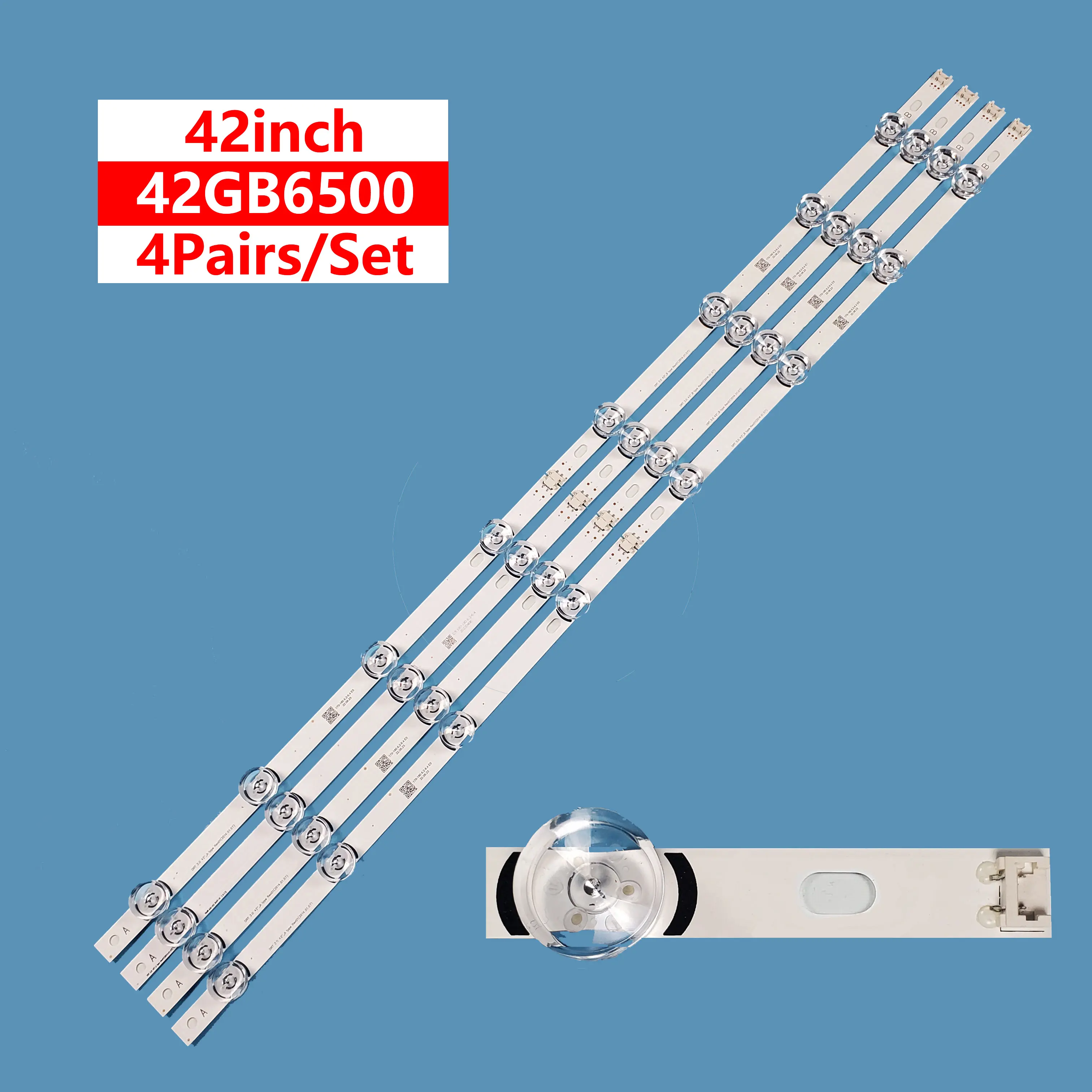 टीवी एलईडी strtip 42LB. आर. टी. 3 .0 42 एक बी एलईडी पट्टी टीवी backlight के एलजी के लिए 42 इंच 42LB5600 42lb5700 42LF6200 एलईडी बार backlight के मरम्मत करने के लिए