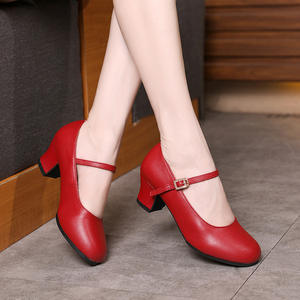 Prix de gros Liantishi DS02 <span class=keywords><strong>Chaussures</strong></span> de <span class=keywords><strong>danse</strong></span> latine à talon haut 5cm/3cm en PU avec semelle extérieure en cuir véritable pour femmes - Product Image 6