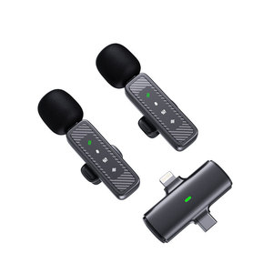 Micrófono Lavalier Inalámbrico QY22 con Doble Reducción de Ruido para Transmisión en Vivo Móvil - Product Image 2