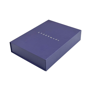 Custom Luxury Magnetic <b>Black</b> Satin Lined <b>Gift</b> <b>Box</b> with Offset Printing Embossing Matt Lamination and Recyclable Packaging - Product Image 2