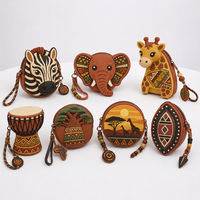 Dompet Koin Silikon Logo Kustom Hewan Liar Afrika Zebra Gajah Jerapah Gantungan Kunci Tempat Penyimpanan Earphone Grosir
