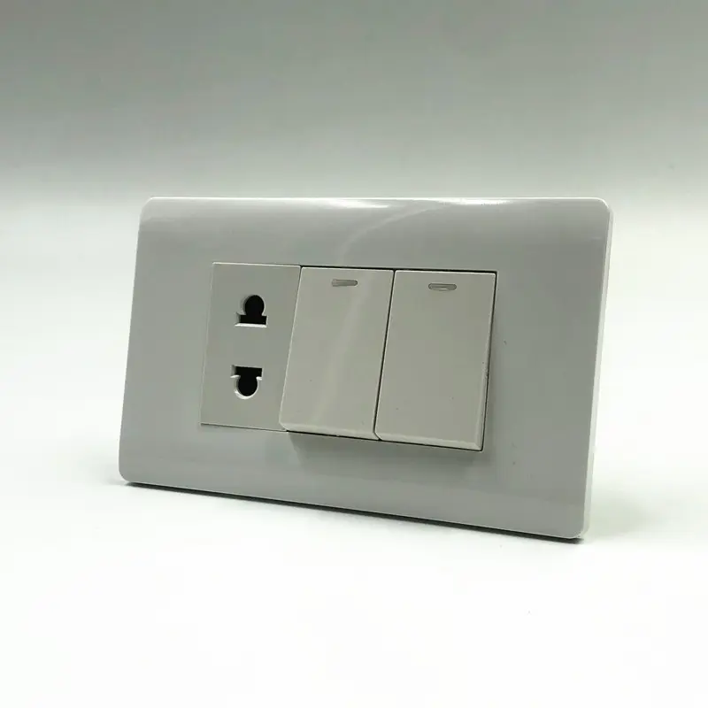 Best Selling 118 Switch Type Socket, Multi Kleur 2 Pin Socket Verlichting Schakelaar,