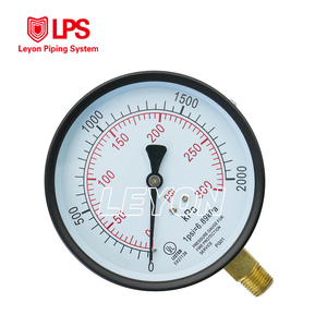 Système de lutte contre l'incendie LEYON FM UL, système de protection incendie, système d'extincteurs, raccordement inférieur en laiton de 4 pouces 1/4'', manomètre de pression incendie - Product Image 3