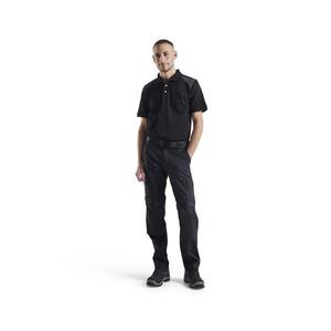 BLAKLADER - 144818329998C152 Pantalones industriales elásticos con bolsillos para rodilleras Negro/Gris oscuro-PANTALÓN DE TRABAJO EAN 7330509760765 - Product Image 3