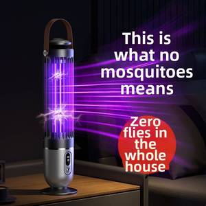 Lampe <span class=keywords><strong>anti</strong></span>-moustiques électrique certifiée EPA avec logo OEM, tue-mouches USB silencieux, piège à insectes pour intérieur et extérieur - Product Image 5