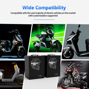 Batterie au phosphate de fer et de lithium LiFePO4 prismatique 72V 54Ah avec BMS intelligent, 2000W 3000W, pour moto sportive, scooter, moto, véhicule électrique - Product Image 4