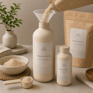 Bouteille en papier personnalisée de 350 ml, écologique, biodégradable, recyclable, qualité pharmaceutique, qualité alimentaire, compléments alimentaires, pulpe de bambou - Product Image 1
